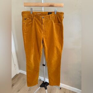 AG Adriano Goldschmied Women's Mustard Skinny Jeans